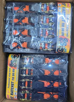 4pcs 1" Ratchet Tie Down/Ratchet Straps 4.5m