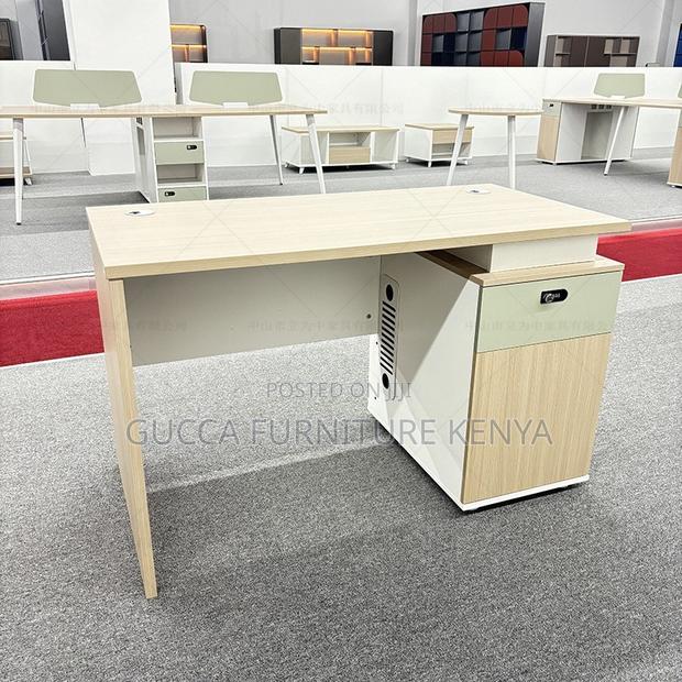 Office Desk:1200mm Simple Homework Desk With Storage - thumbnail 3