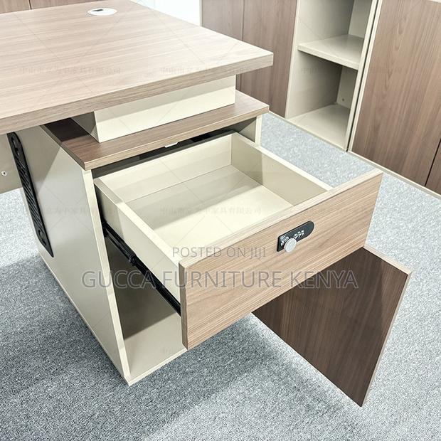 Office Desk:1200mm Simple Homework Desk With Storage - thumbnail 4