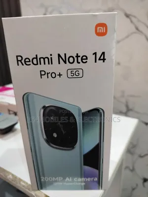 New Xiaomi Redmi Note 14 Pro+ 5G 512 GB Black