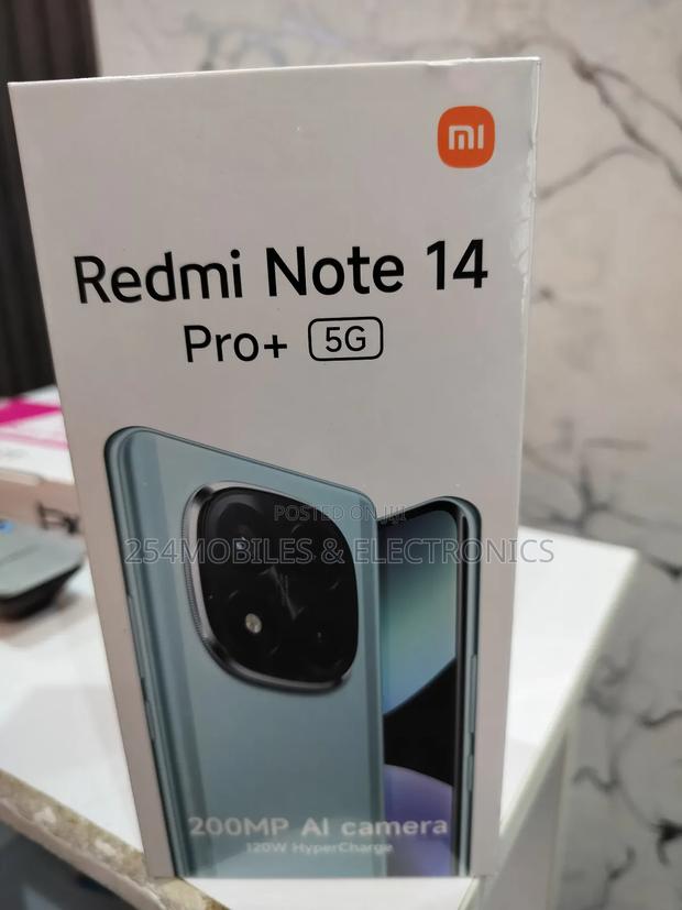 New Xiaomi Redmi Note 14 Pro+ 5G 512 GB Black - thumbnail 2