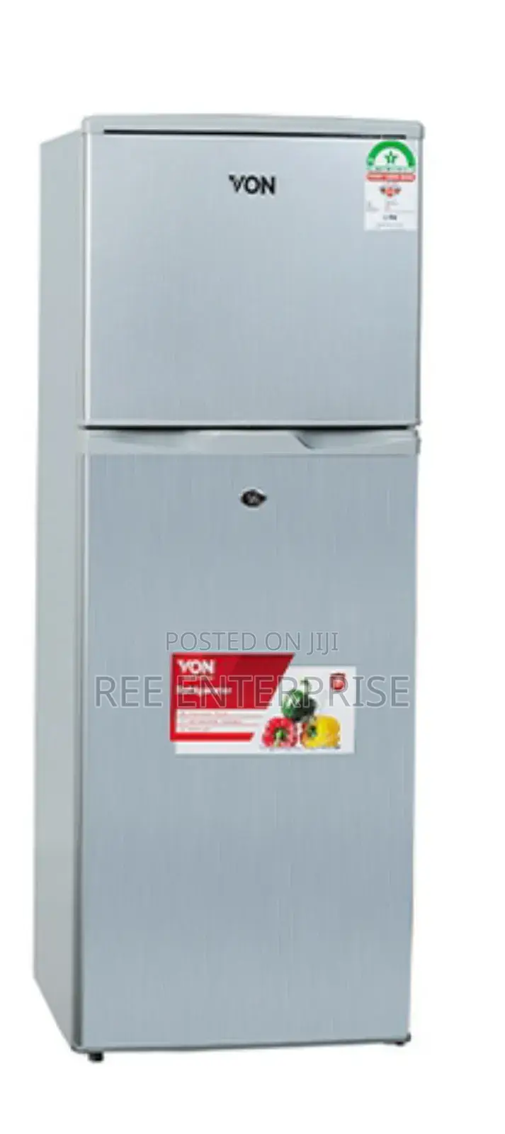 Von  Capacity 136 Litres Double Door Refrigerator