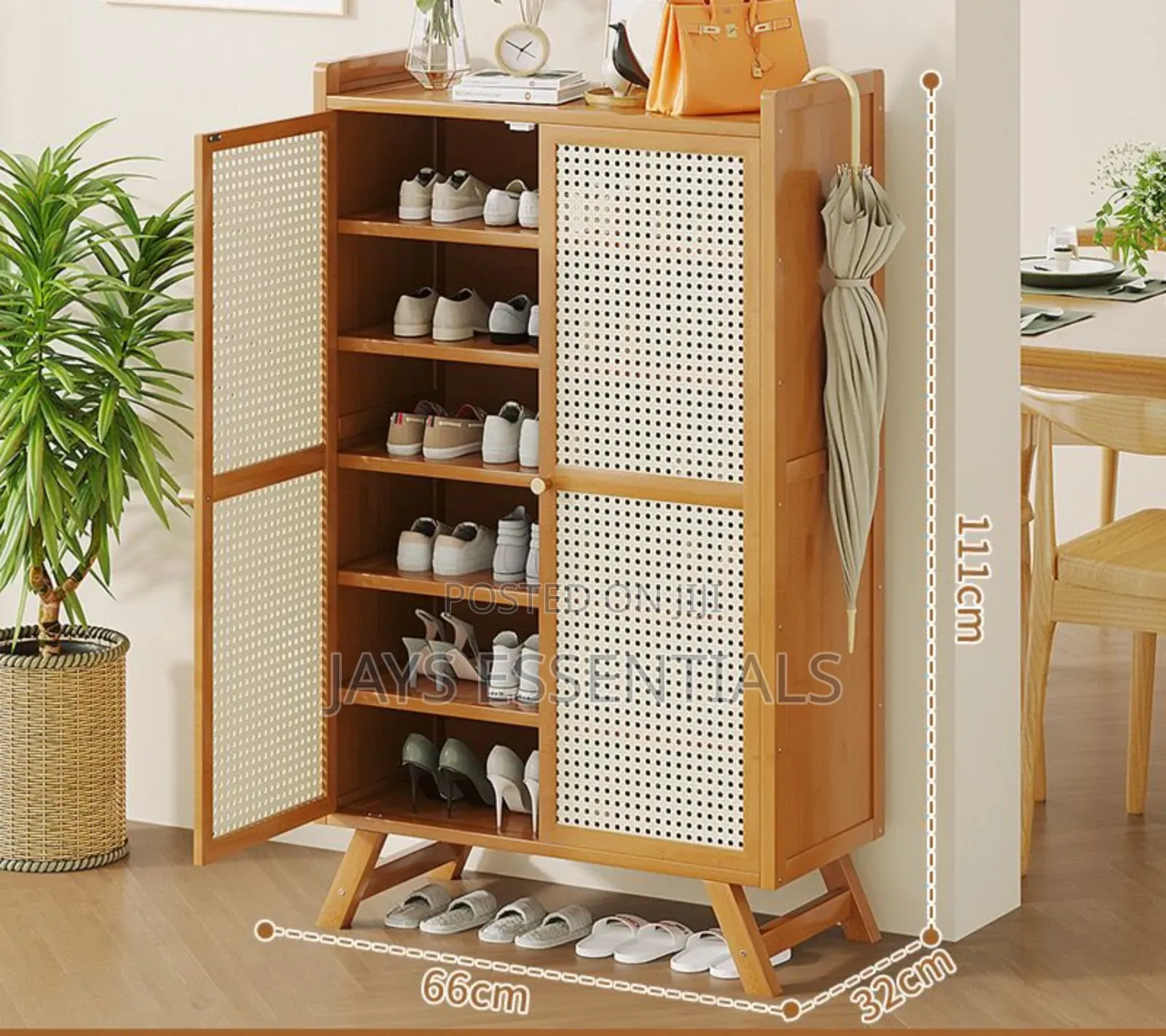 Wooden Shoe Rack / Storage Cabinet