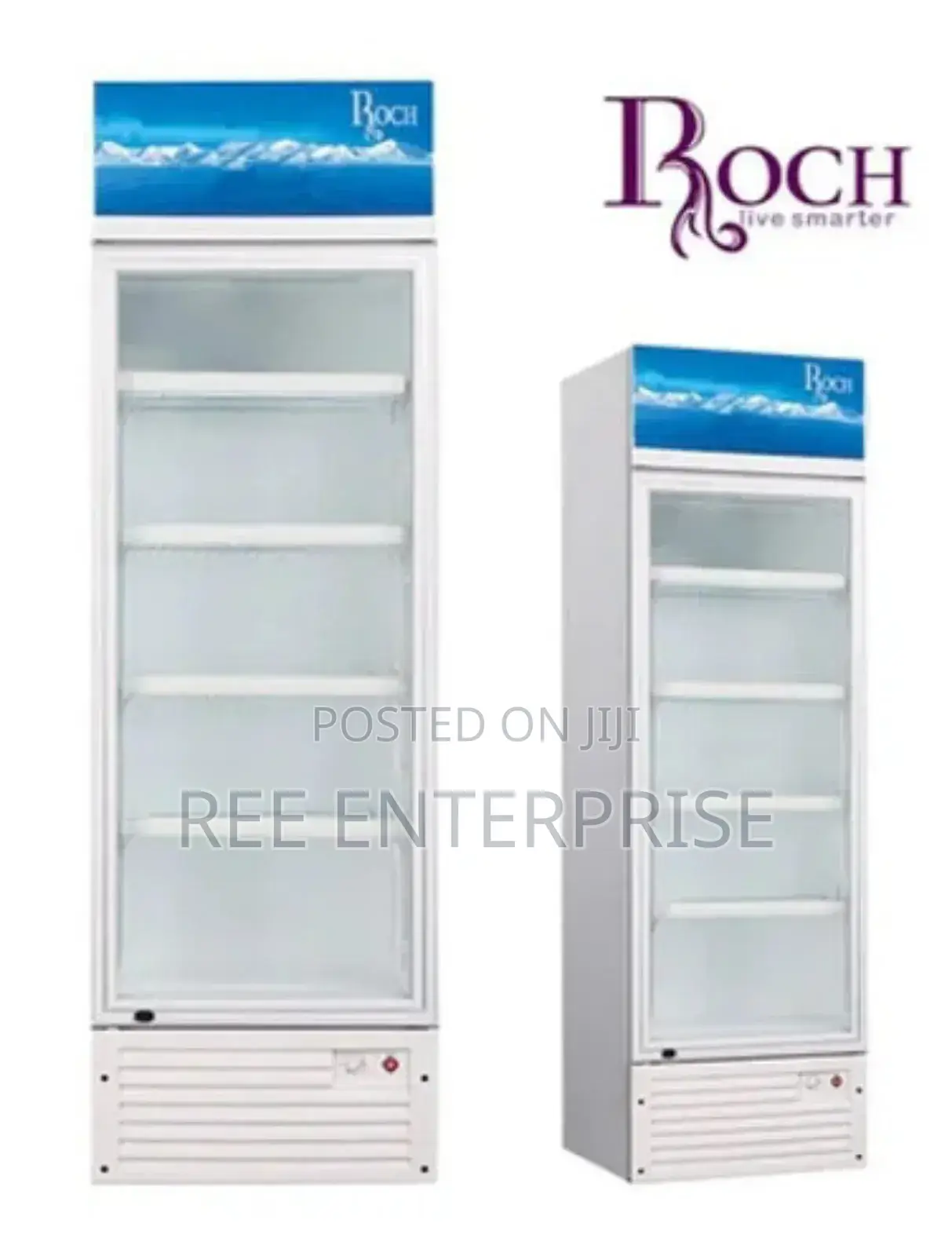 Showcase Fridge Chiller 329 Litres Roch Rsf-410-o  R