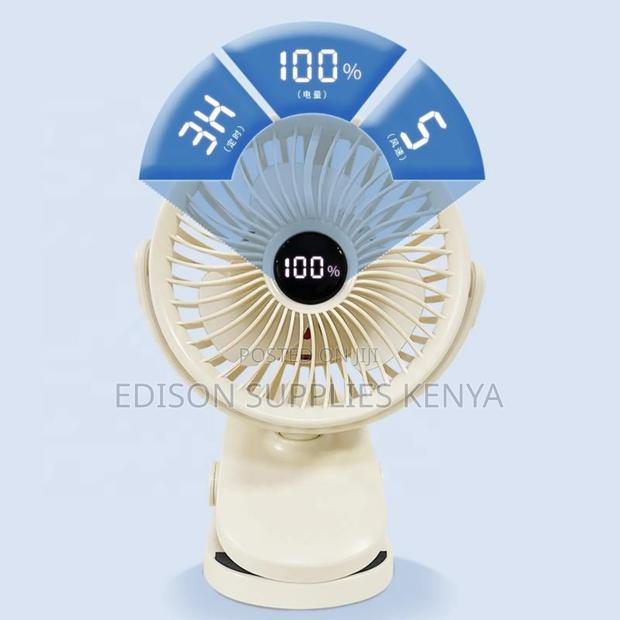 Clip Fan Digital Power Display + Timer Desk Fans Table Fan - thumbnail 2