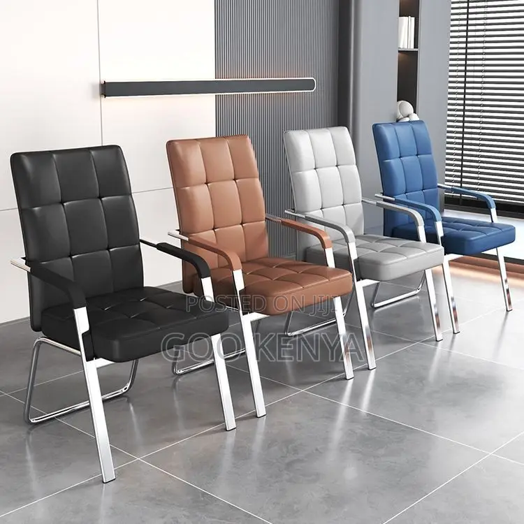 Office Chairs ; Leather Executive Office Visitor Chair