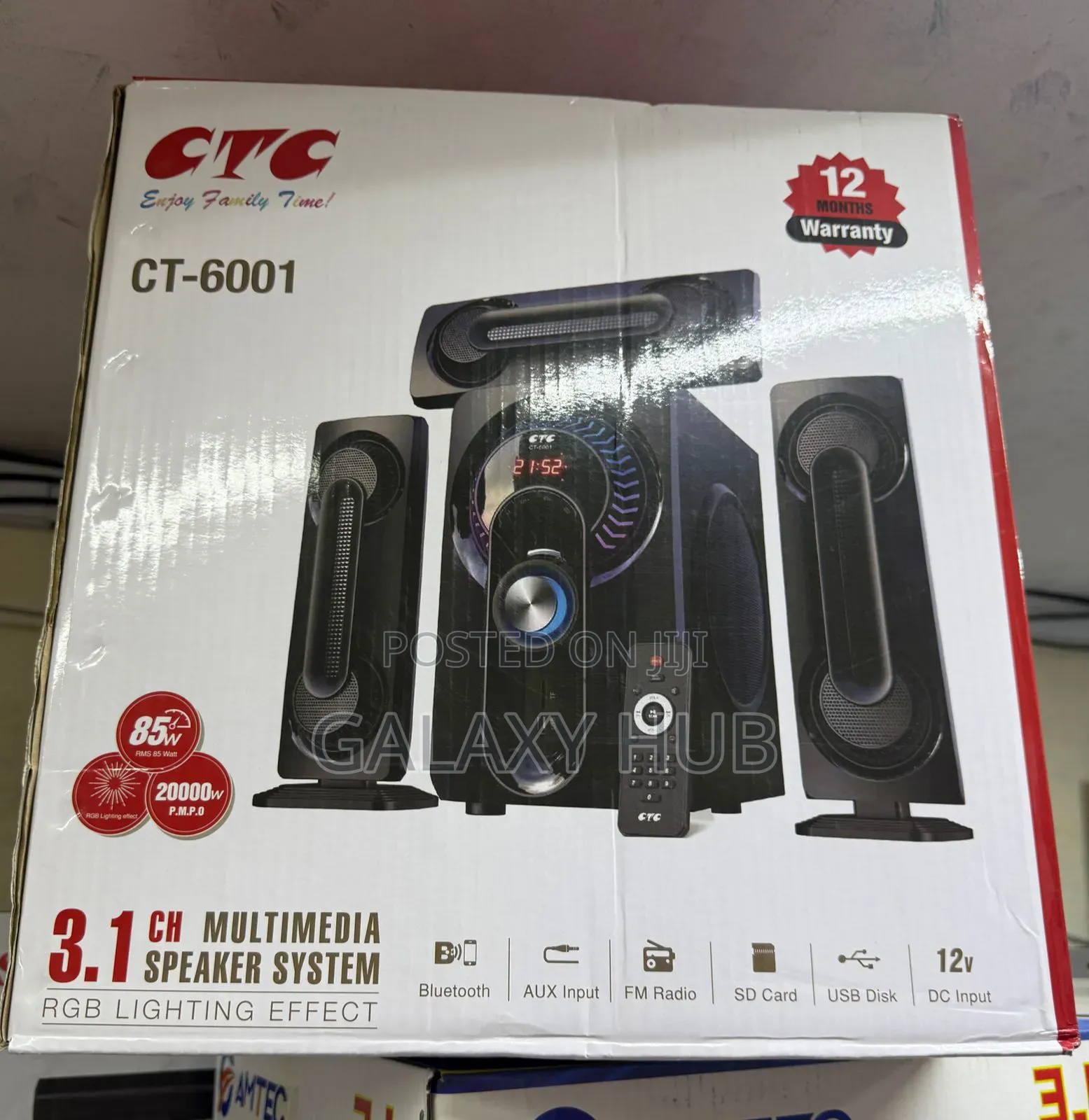 CTC Woofer 3.1ch 20000watts Ct-6001