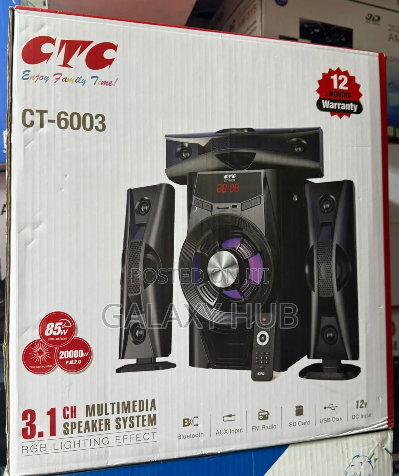 CTC Woofer 3.1ch 20000watts Ct-6003