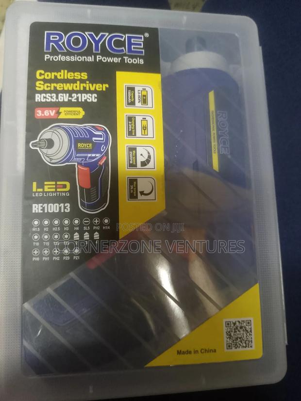 Royce 3.6v Cordless Screwdriver - thumbnail 2