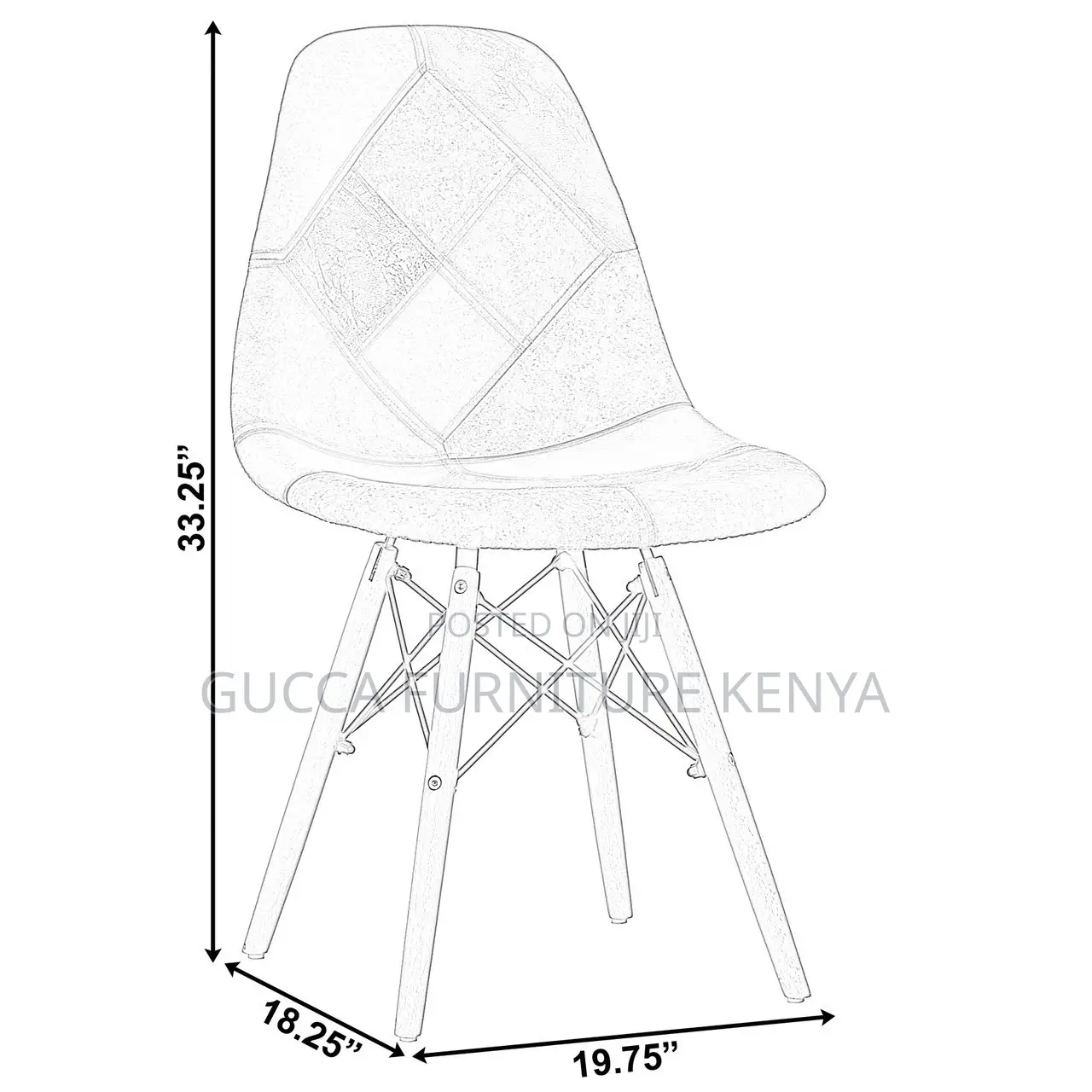 Office Stool:Entryway Living Room Patchwork Chair for Office