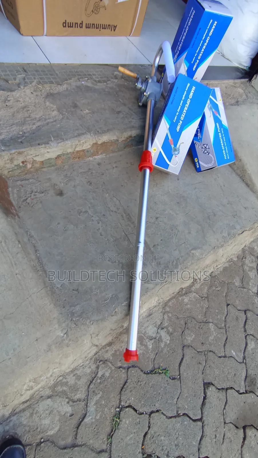 Drum Pump in Industrial Area