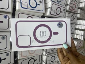 Chuda iPhone 16 Magsafe, Tpu , Transparent Case-Wine Red - thumbnail 2