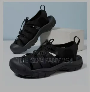 Quality Leather Casual Rubber Sole Keen Slides Open Shoes