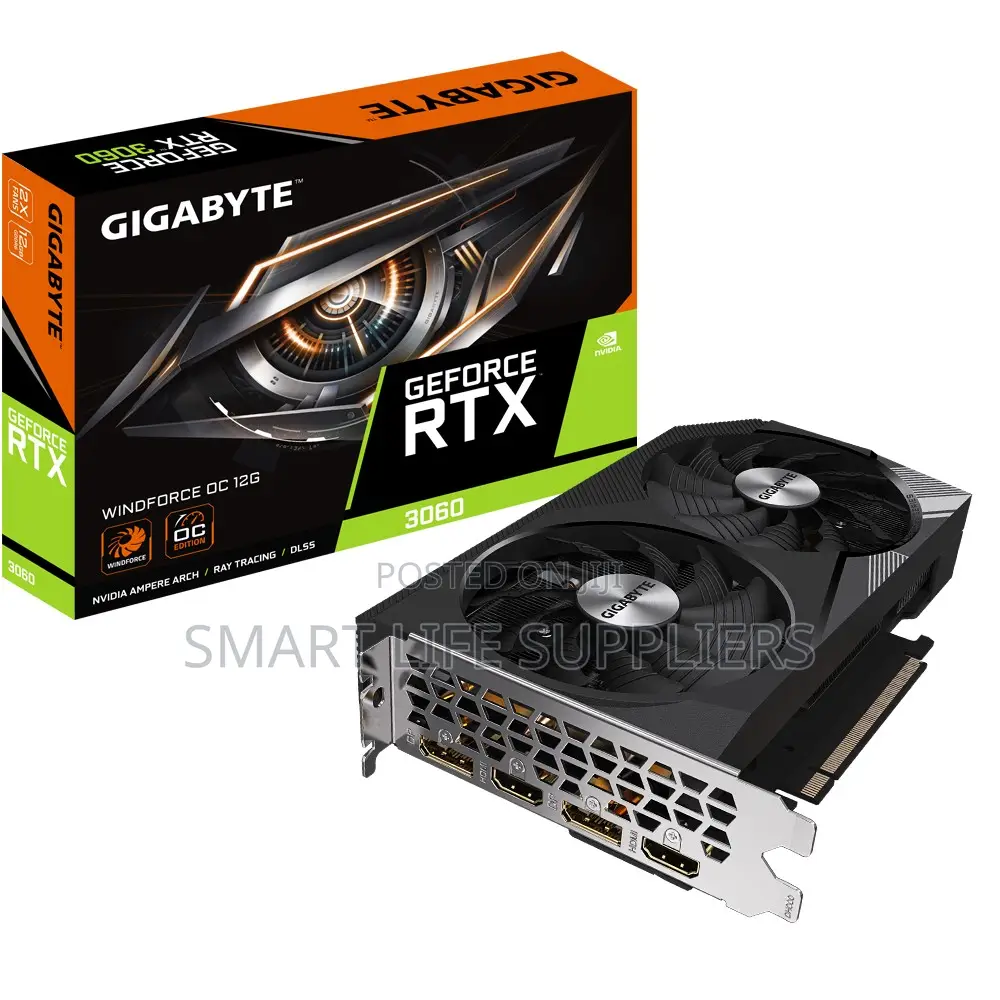 Gigabyte Geforce RTX 3060 Windforce Oc 12gb Graphics Card