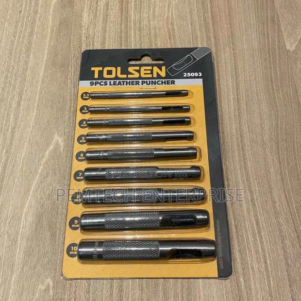 9pcs Tolsen Leather Punch - main view