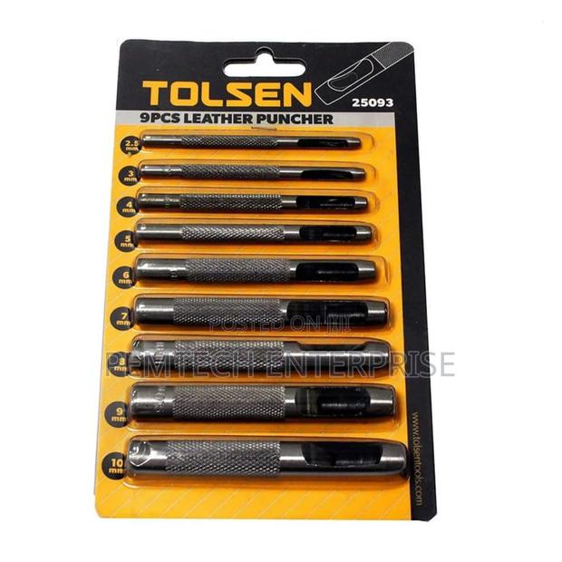 9pcs Tolsen Leather Punch - thumbnail 2