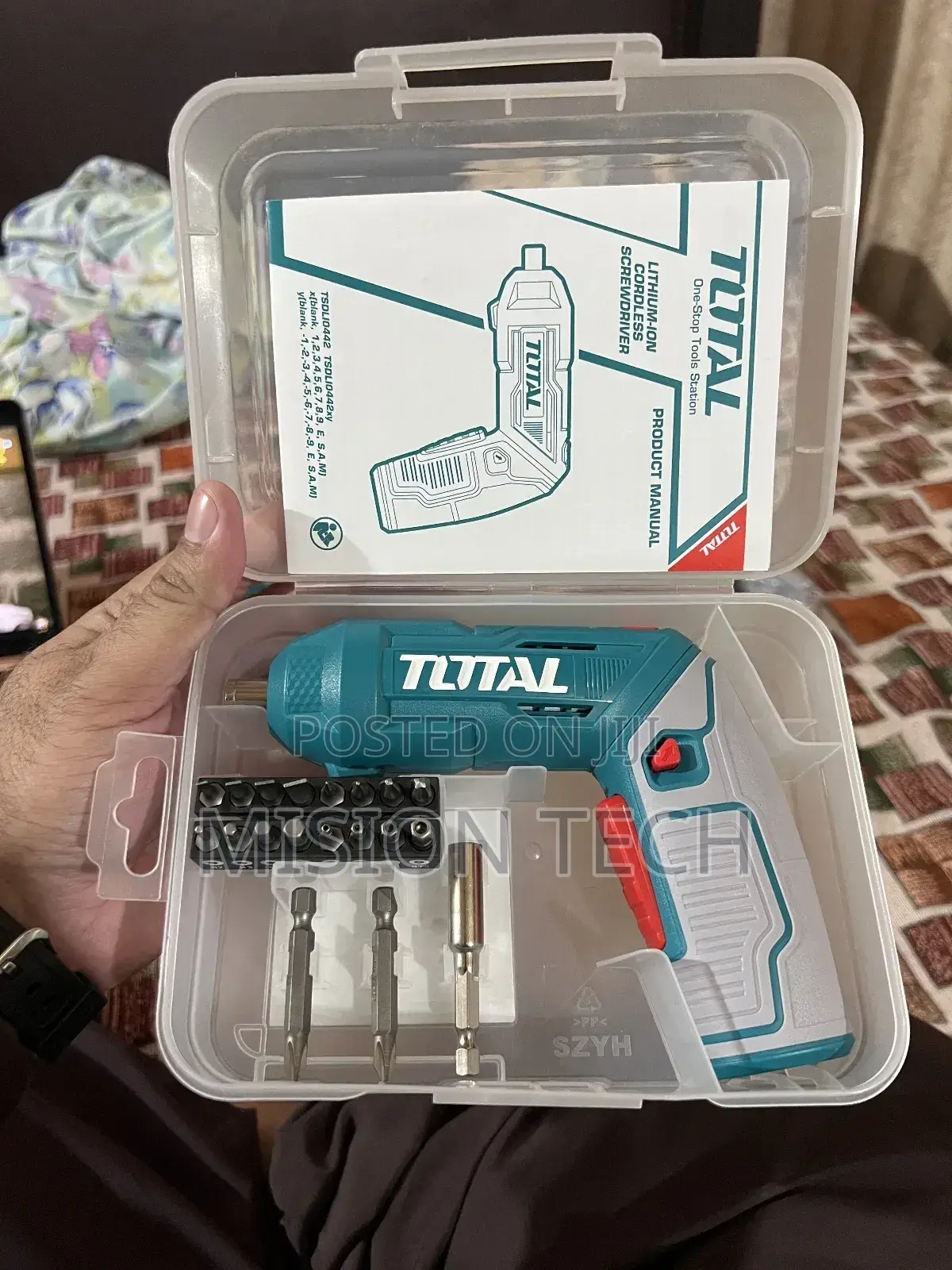 Total Li-ion Cordless Screwdriver – Tsdli0442°