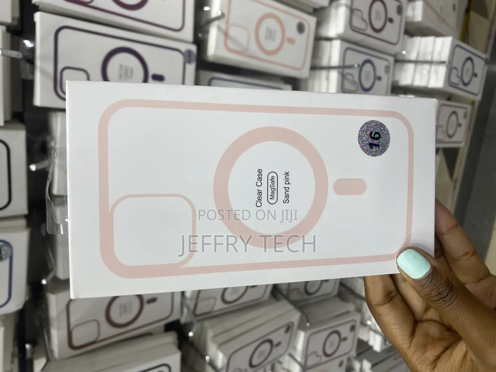 Cyrill iPhone 16 Magsafe Transparent Case-Sandy Pink
