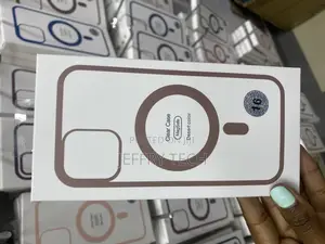 Fosajik Magnetic Charging Transparent iPhone 16 Case-Desert
