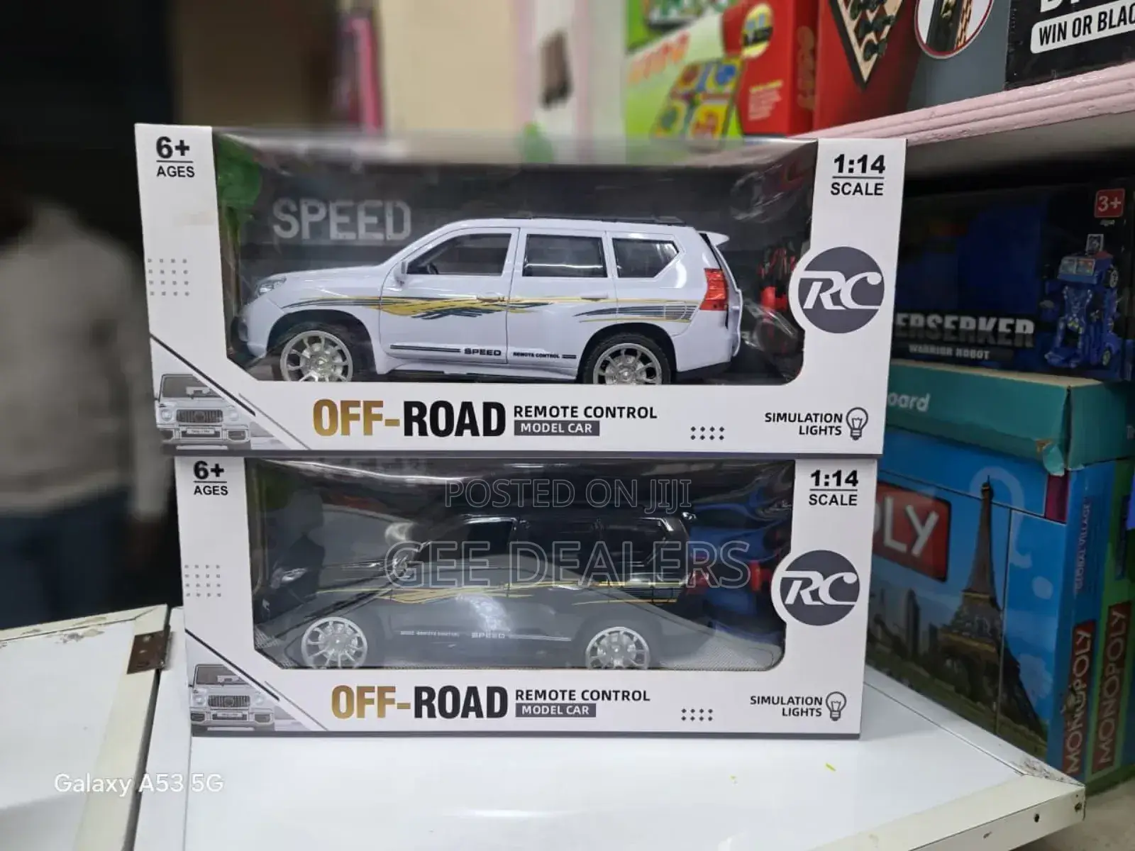 Prado Designed Remote Control Toy Car, Rechargeable,