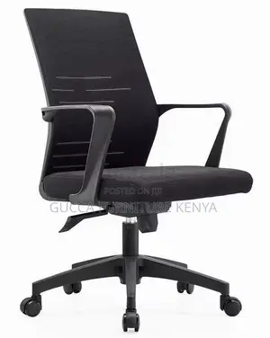 Office Chair: Mid Back Accountant Mesh Swivel Chair