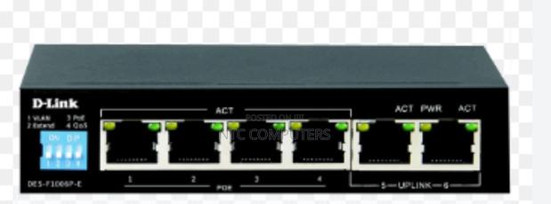 Des-F1006p 6-Port 10/100base-T Unmanaged