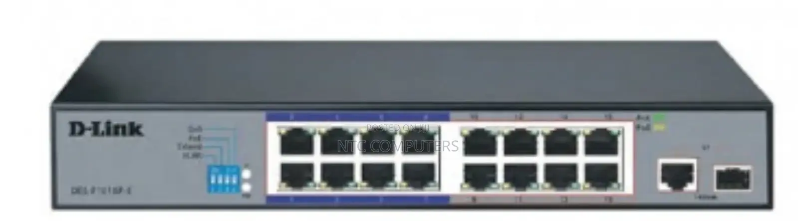 Des-F1016p 16-Port 10/100base-T Unmanaged Long Range