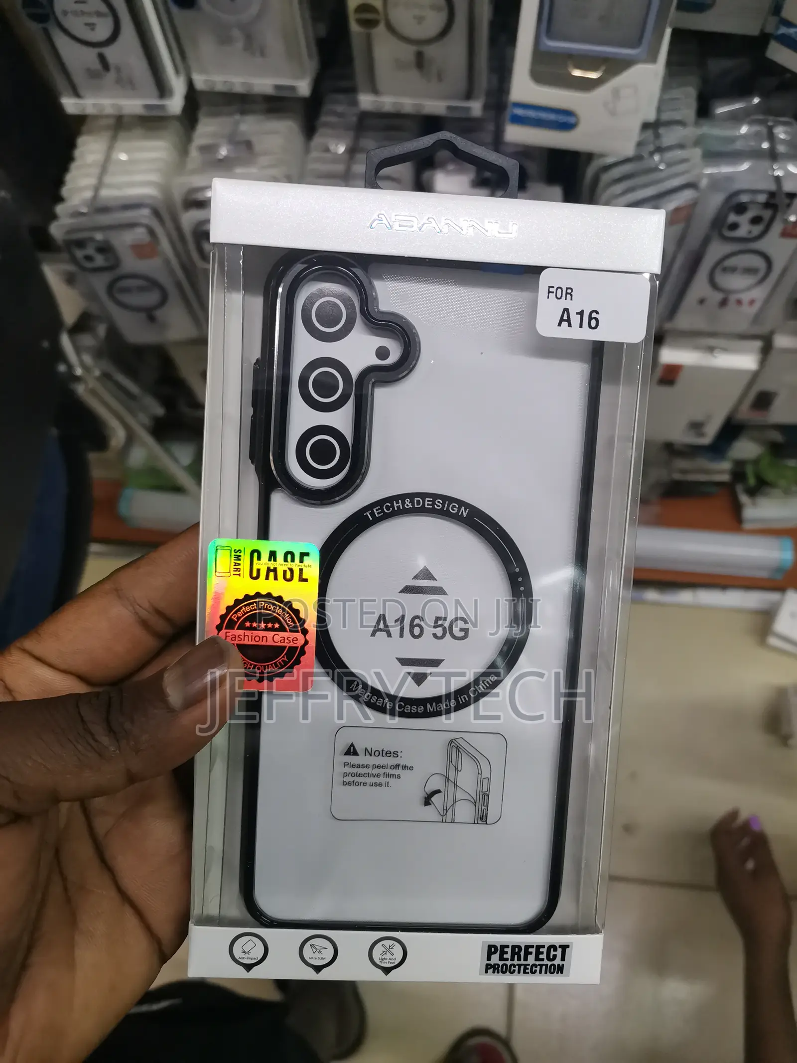 Owkey Samsung Galaxy A16 5g Transparent Magsafe Case