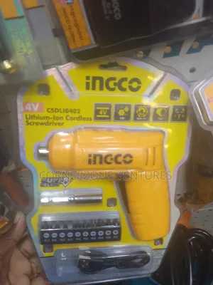 Ingco Cordless 4v Screwdriver