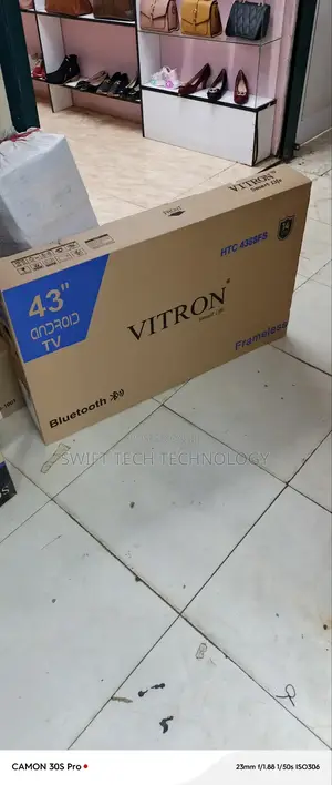 Vitron Vitron43 Inch Frameless FHD Smart Android Tv,Netflix,