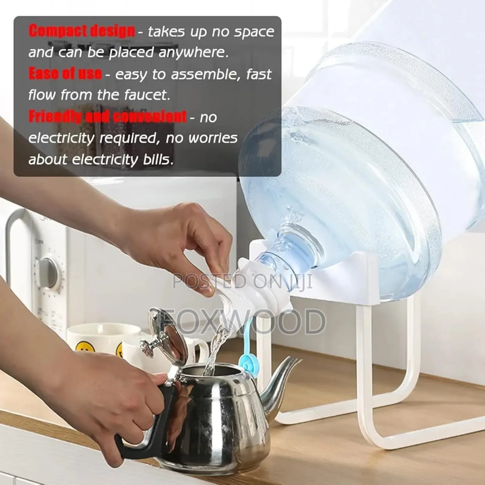 Water Bottle Stand And Dispenser