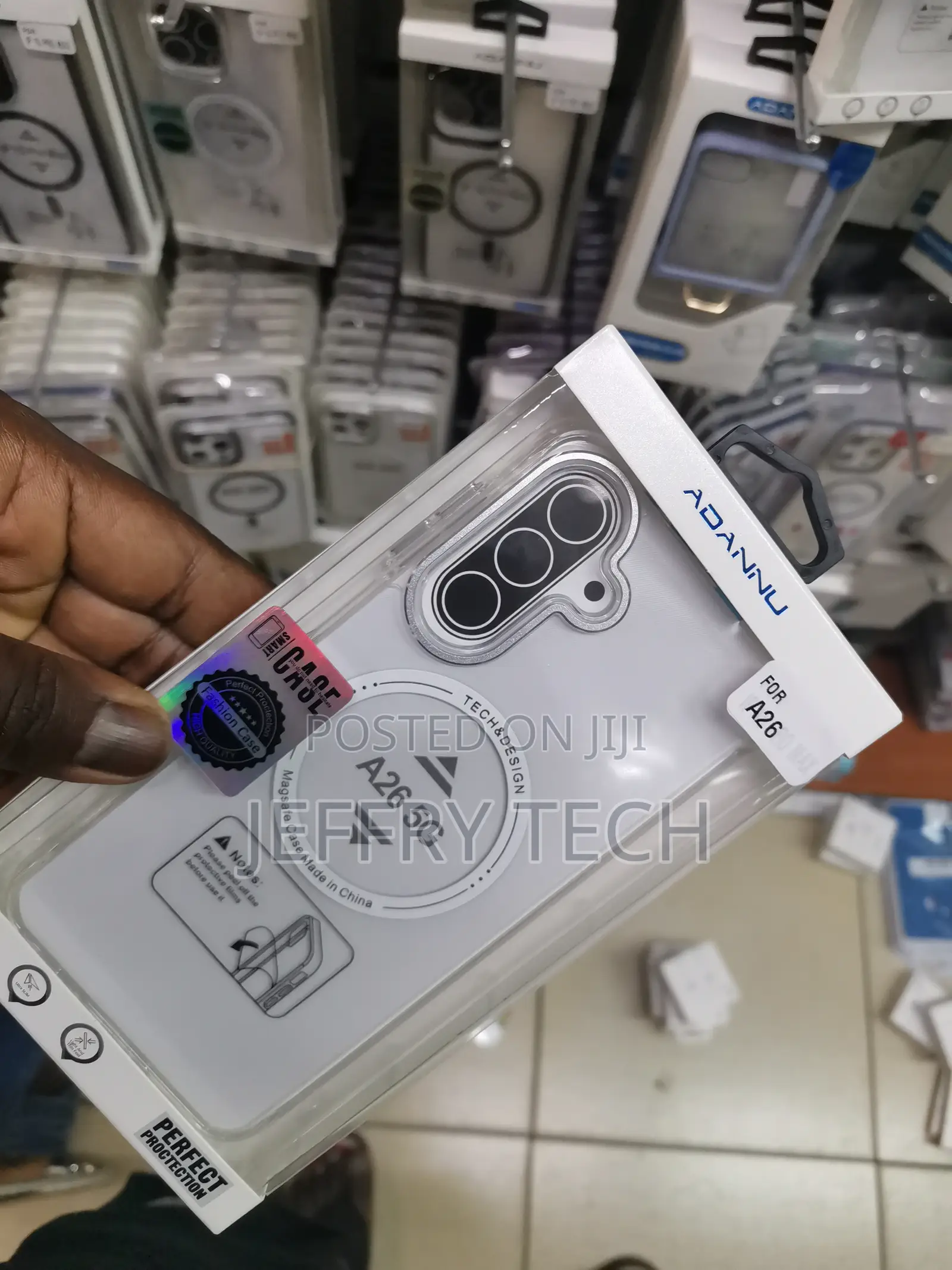Digtiall Galaxy A26 5g Transparent Magsafe Case-Silver