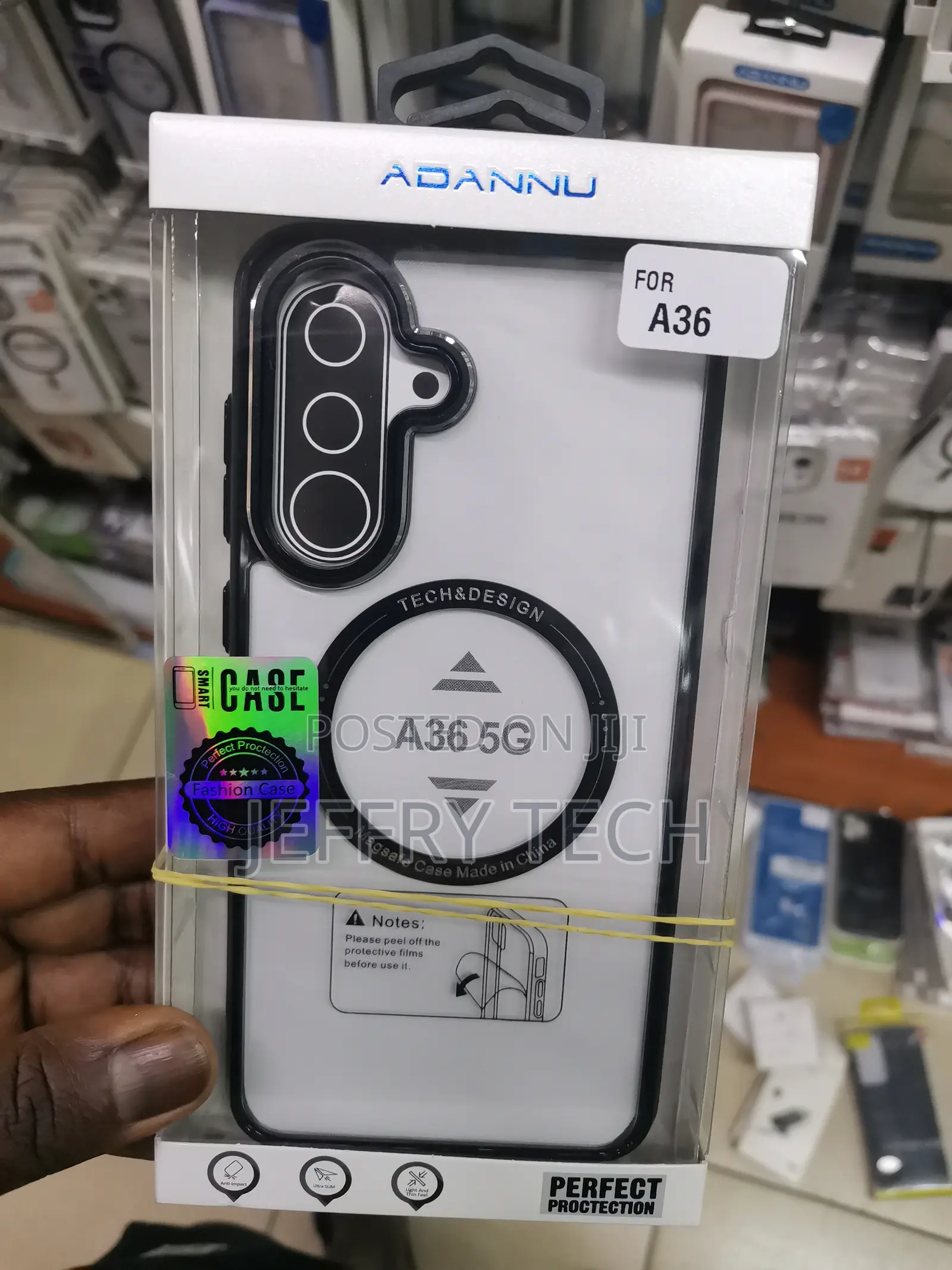 Fin2feel Samsung Galaxy A36 5g Transparent Magsafe- Blaccase