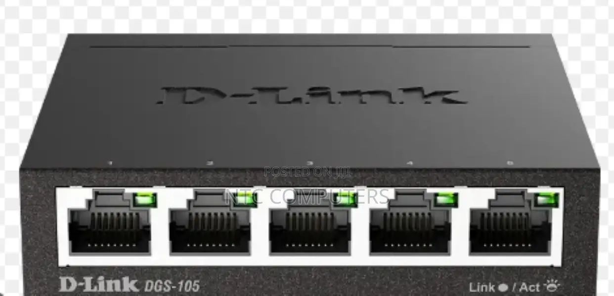 DGS-105 5-Portbase-T Unmanaged Metal Desktop