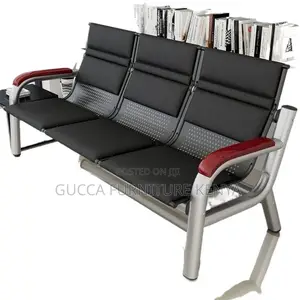 Office Sofa: 5-Seater Modern Minimalist Reception Sofa Set