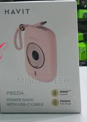 Havit Pb5214 10000mah *Pd 35w* Fast Charging Power Bank* ?