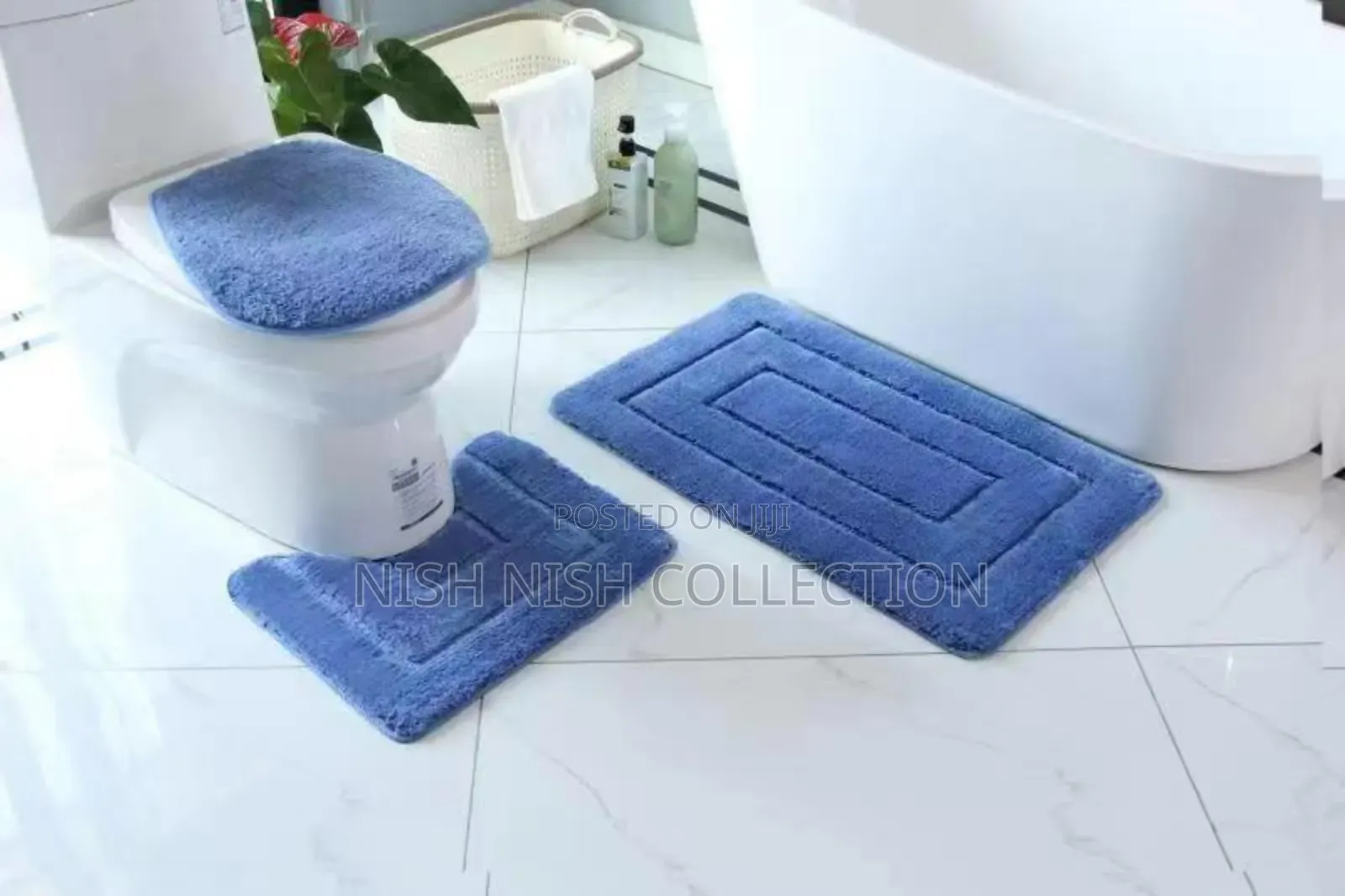 3 Pieces Bathroom Mats