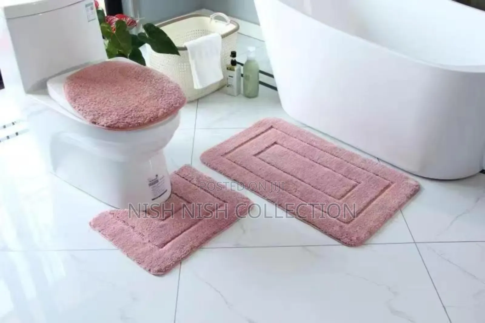 3 Pieces Bathroom Mats