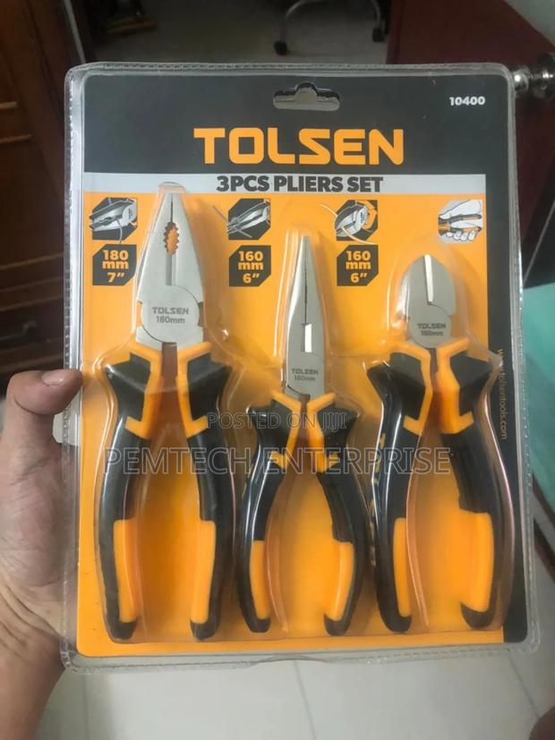 Tolsen 3pcs Pliers Set - thumbnail 3