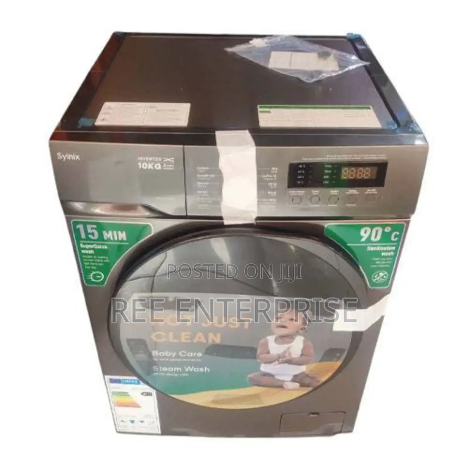 New 10 Kg Wash and Spin
Syinix Front Load Washing Machine