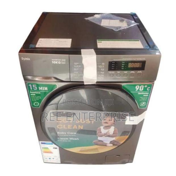 New 10 Kg Wash and Spin
Syinix Front Load Washing Machine