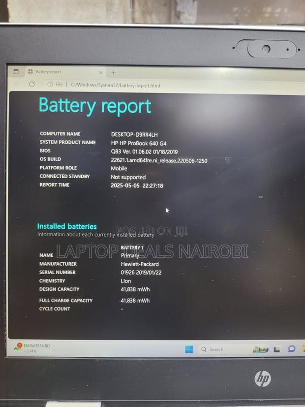 Laptop HP ProBook 640 G4 8GB Intel Core I5 SSD 256GB - thumbnail 2