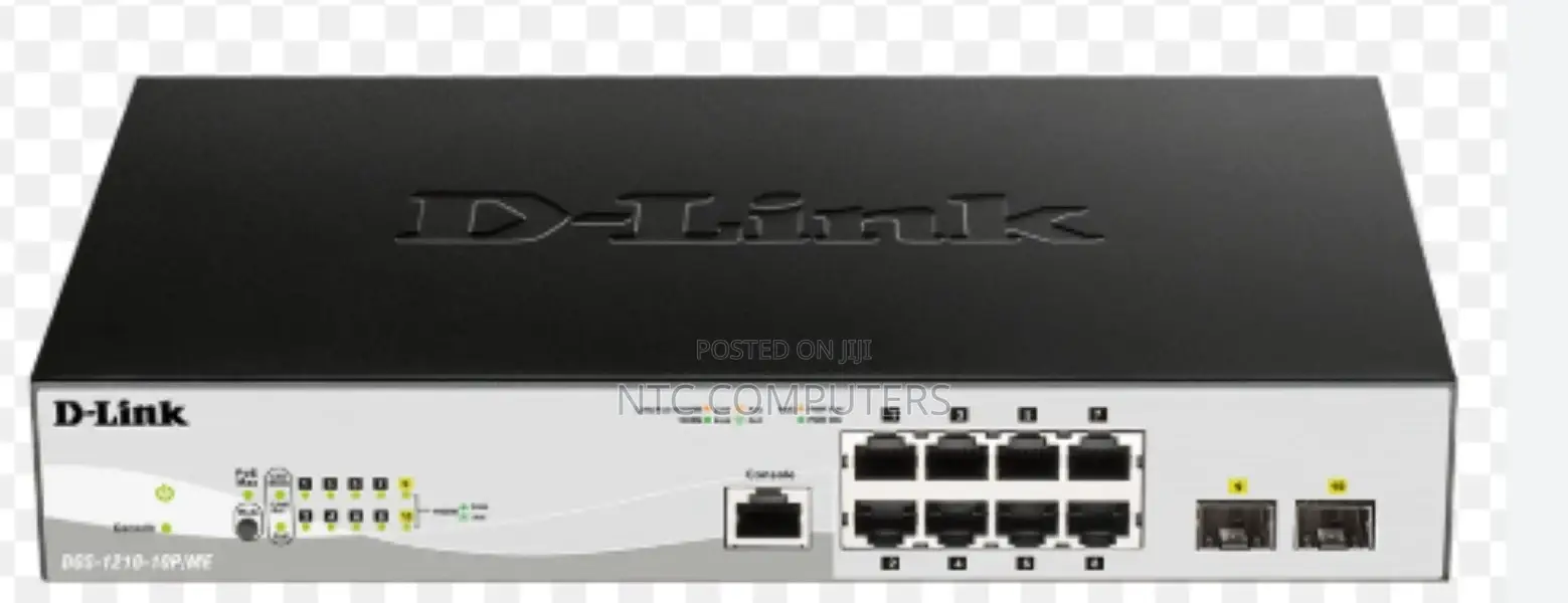 DGS-1210-10p 8-Portsbase-T Poe + 2 SFP Ports