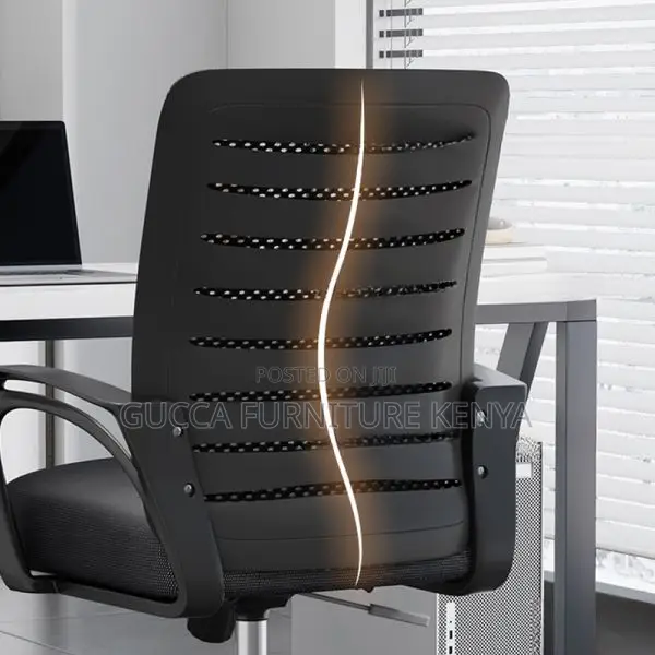 Office Chair Mesh Desk Chair With Tilt Lower Back Support