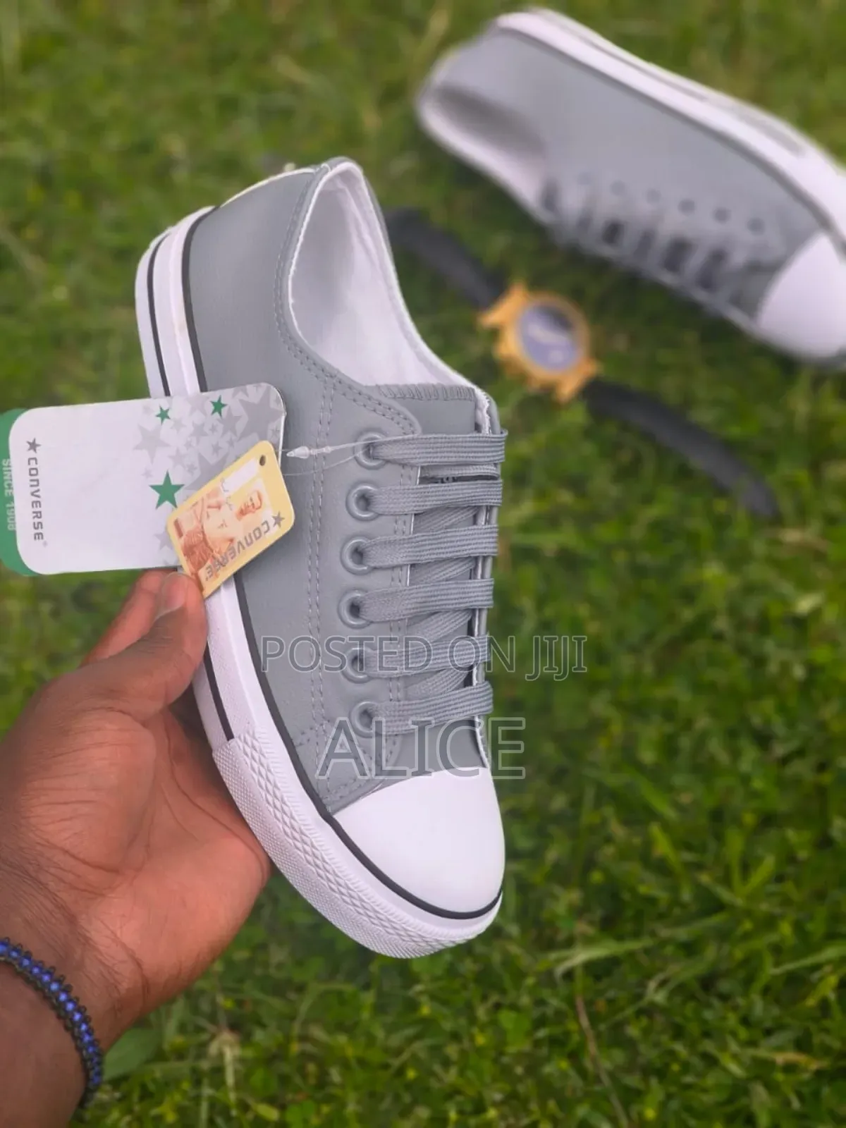 Converse All Stars Leather-Grey