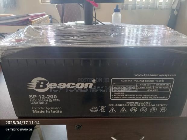 Beacon 200ah 12v Agm Vrla Heavy Duty Battery Made in India