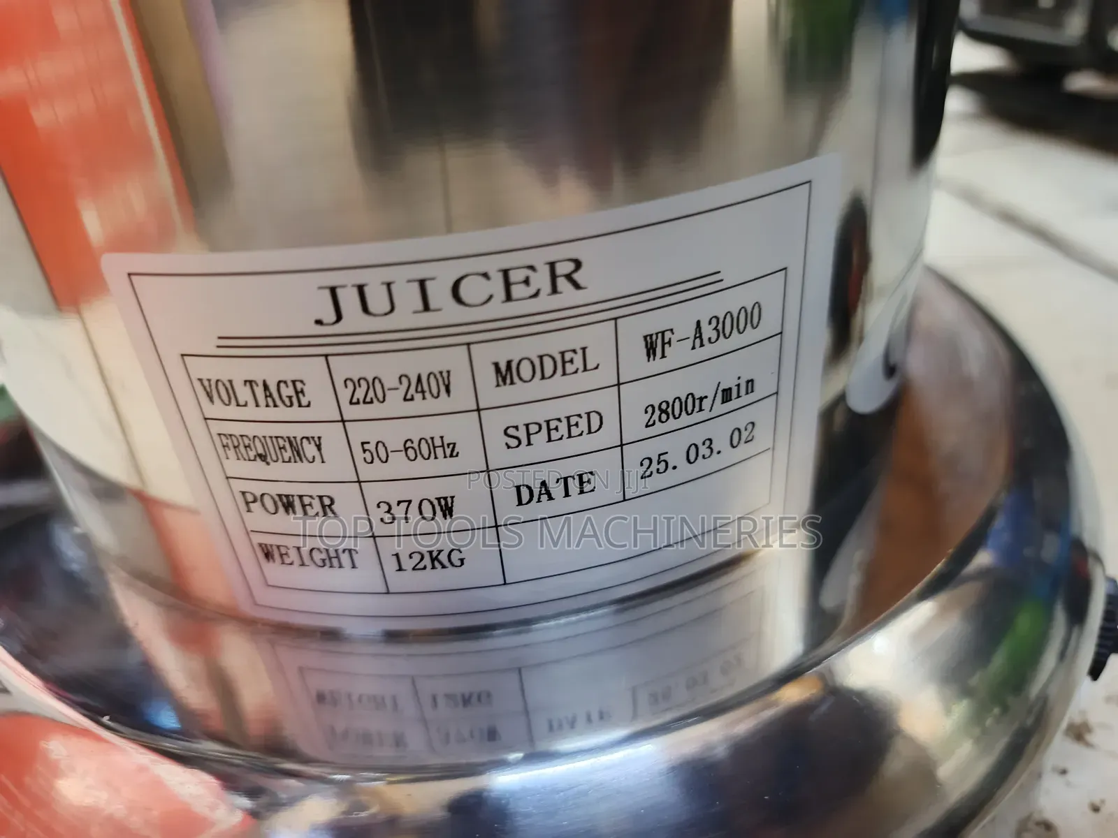 Commercial Juicer Machine