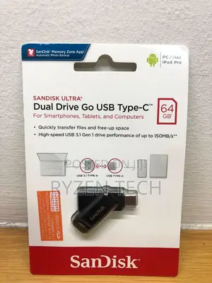 Sandisk Ultra Dual Drive Go Usb Type-C 64gb
