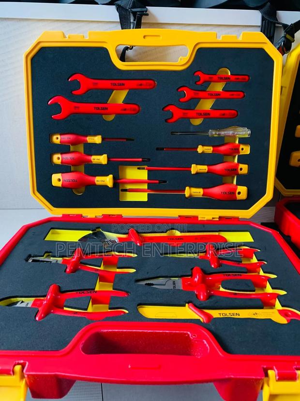 Tolsen V83718 1000v 18-Piece Insulating Tool Kit - thumbnail 3