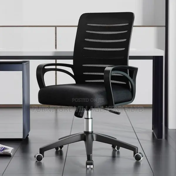 Office Chair: Office Strong Mesh Task Chair With Backrest